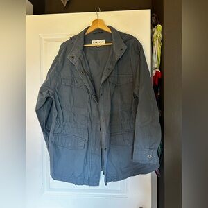 Slate Blue Gray Utility Jacket